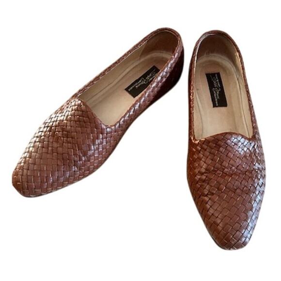 Sesto Meucci Deva Woven Leather Loafers Flats 8.5 M - Picture 2 of 10